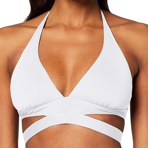 NWT Seafolly Active Halter Bikini Top Swimsuit (E4